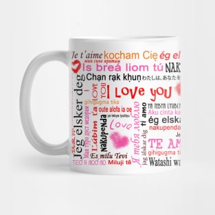 I love you in different languages Mug